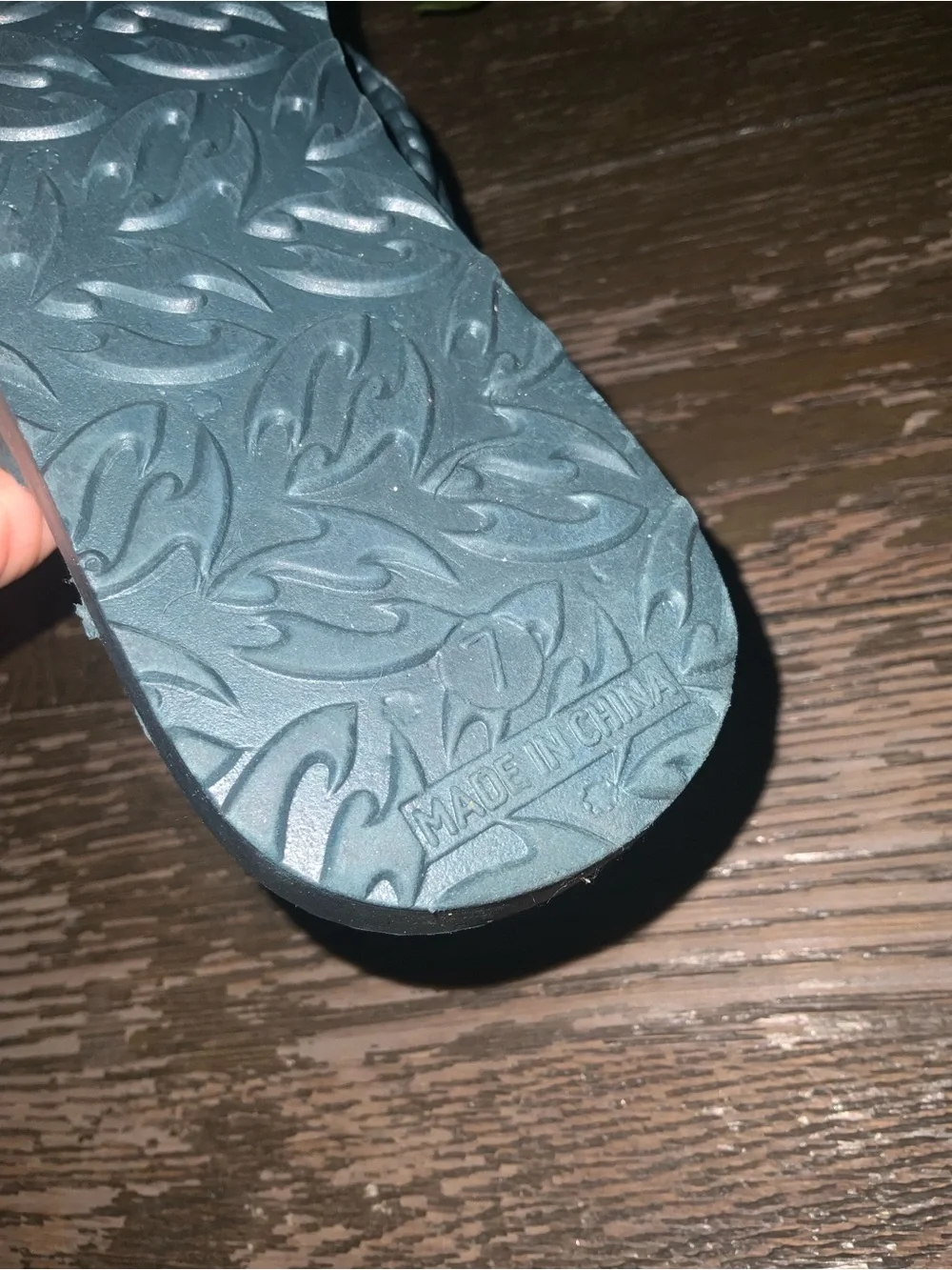 Billabong Women's Teal Braided Strap Thong Sandals Flip Flops 7